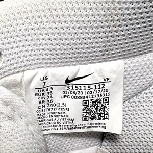 Nike Air Force 1 Low Athletic Lifestyle Shoes Sneakers Women’s Size 7 White Y2K thumbnail 7