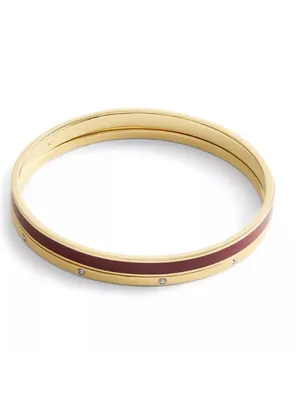 Coach Bangle Bracelet Dio Set-Burgundy/Gold thumbnail 3