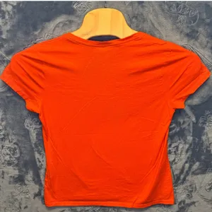 Hanes 1898 | UTSA Roadrunners Graphic V-Neck Tee Shirt‎ Orange Women Large thumbnail 2