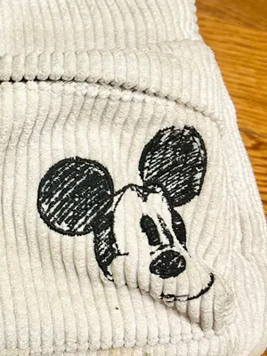 Disney Mickey Mouse Backpack, Beige, Corduroy, mini 24x20x9.5cm, Beige, One Siz thumbnail 12