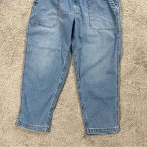 NWT Old Navy High-Waisted OGC Chino Tapered Straight Pants in Medium Wash XL thumbnail 6