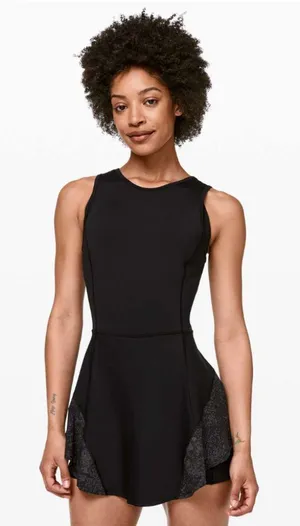 Lululemon Serene Stride Dress Black thumbnail 1