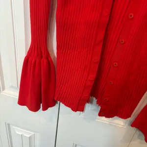 Cabi Red/Orange‎ Cardigan Size Medium thumbnail 5
