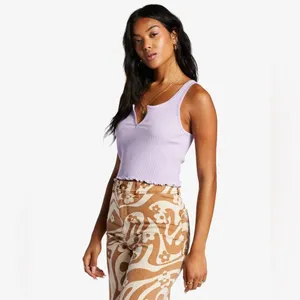 Billabong ribbed tank top women’s XS 6 purple Summer tank 💜 thumbnail 2