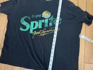 H&M Enjoy Sprite Oversized Cropped Graphic Tee T Shirt Size Medium thumbnail 6