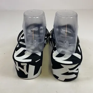 DKNY Black Women's Signature Wedge Platform Sandals‎ size 9 A11 thumbnail 6