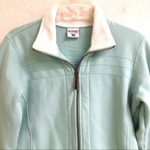 Columbia zip up lt. blue jacket M‎ thumbnail 2