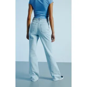 PacSun Pintuck High Waisted Jeans Womens Size 24 Indigo Blue‎ Bootcut Buttonfly thumbnail 2