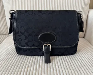 Coach Black Canvas Crossbody thumbnail 1