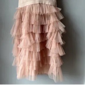 BCBGMaxAzria Ballet Girl Pink Ruffle Dress thumbnail 6