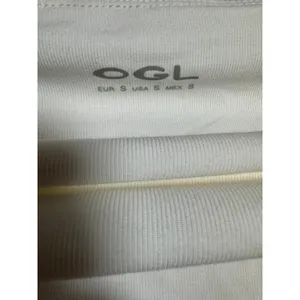 New OGL Women's Size Small White One Shoulder Skin Kiss Blouse Top thumbnail 4