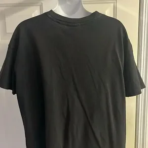 AC/DC Cotton:On Black Relaxed Boyfriend T-Shirt Distressed Goth Grunge Small thumbnail 10