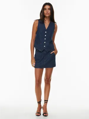 Denim Forum The '90s Boyfriend Denim Vest thumbnail 2