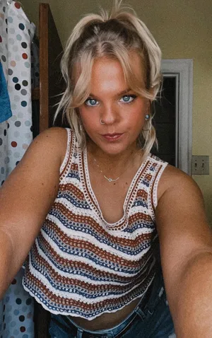 Rebellion Knit Crop Top thumbnail 1