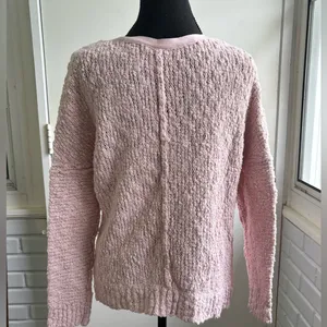 Free People Oversized Songbird‎ V Neck Sweater small chunky holiday workwear thumbnail 6