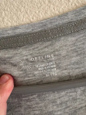 NWT aerie Heather Gray Scoop Neck Long-Sleeve Tee thumbnail 2