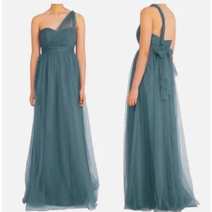 3283 | Jenny Yoo Annabelle Convertible Tulle Gown Vintage Teal Women 16 thumbnail 2