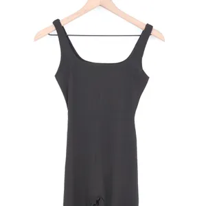 Naked Wardrobe Black Ribbed Sleeveless Jumpsuit Square Neck Catsuit S thumbnail 3