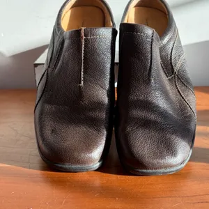 Browns Landing Amy Dark Brown Leather Mules Clogs Shoes‎ Womens 8M FL423-26 thumbnail 4