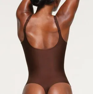 SKIMS unlined plunge thong bodysuit NWT Size xl thumbnail 2
