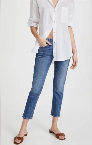 Rag & Bone Dre Low-Rise Slim Boyfriend Jeans Size 27 thumbnail 1