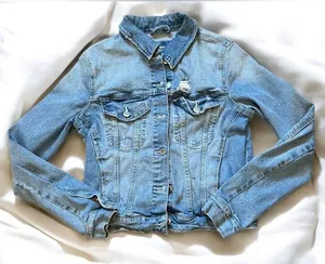 Bershka denim Jacket size S thumbnail 1