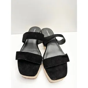 Treasure & Bond Sandals Size 8.5 Suede‎ Upper Black Platform Espadrille Open Toe thumbnail 3
