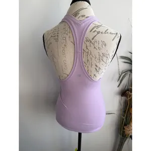 Lululemon‎ Lilac Purple Racerback Tank Top Scoop Neck Slim Fit Activewear Womens thumbnail 2