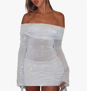 Amazon White Bodycon Mini Dress thumbnail 4
