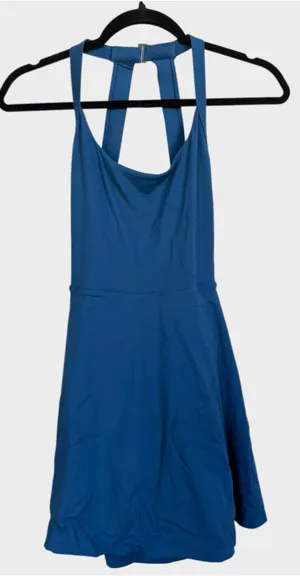 Size S Halara SoftlyZero Airy Backless Twisted Flare Active Dress Easy Peezy thumbnail 1