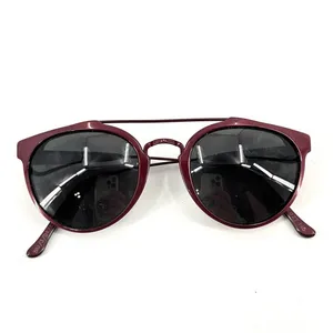 Retrosuperfuture Sunglasses Women Burgundy Double‎ Bridge Italian Retro Modern thumbnail 8