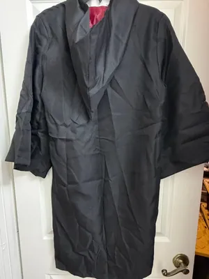 Gryffindor Wizard Robe with Hood and Complete Outfit for Women Black & Red thumbnail 5