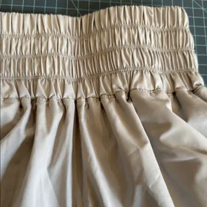 Nike High Waist Cream Shorts thumbnail 3