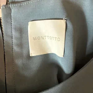 Monttotto Women's Green Pleated Dress Size Medium Work Wear Korean Designer thumbnail 5