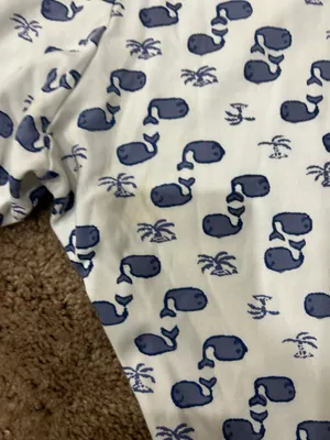 Roller Rabbit Moby whale pajamas Size XS thumbnail 8