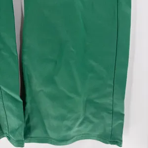 Edikted Luna st patricks Faux Leather College Green Flared Pants Size 24 thumbnail 6