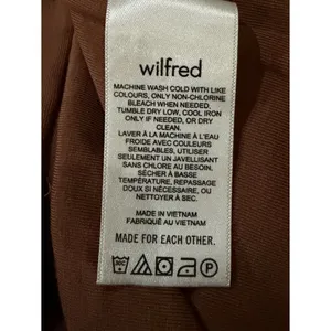 Wilfred Lydia Brown Ruched Mini Dress Bodycon‎ Small Petite Coquette Minimalist thumbnail 10