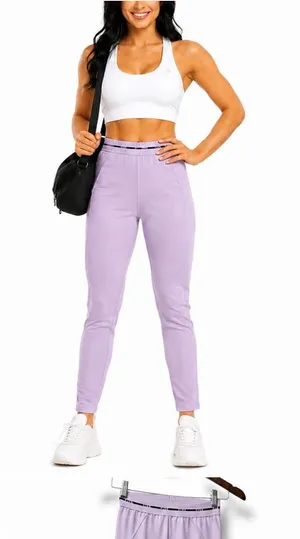 PINK Active | NWOT Lavender High-Rise Long Jogger Athletic Leggings (size S) thumbnail 1