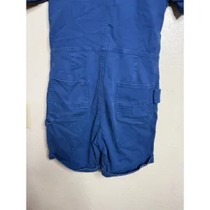 Carhartt Women’s XS TENCEL Relaxed Fit Twill Short Sleeve Shortall Deep Ocean thumbnail 4