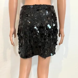 Kate Kasin medium sequin stretch mini skirt bodycon SK 2814 thumbnail 12