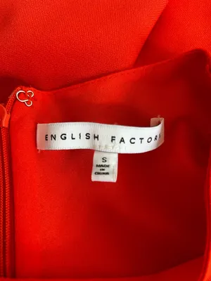 English‎ Factory Ruffle Pocket Crewneck Tank Mini Dress Size Small thumbnail 4