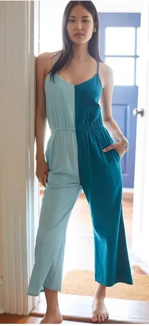 Anthropologie / AMADI | Colorblocked Jumpsuit, Size M thumbnail 1