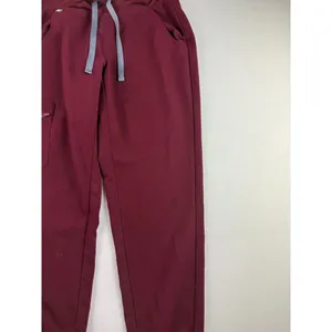 FIGS Women's Zamora Jogger Scrub Pants XS Burgundy thumbnail 4