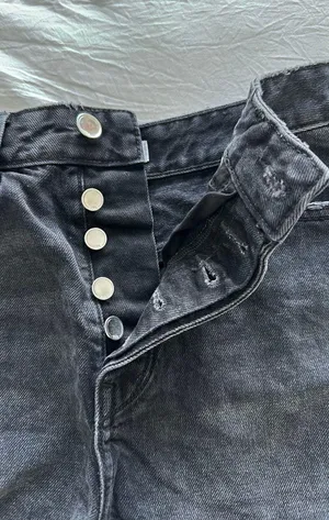 Black Denim Shorts thumbnail 3