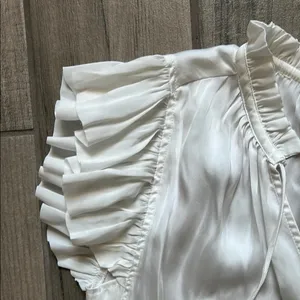 The Reset White Pleated Dress Size M thumbnail 4