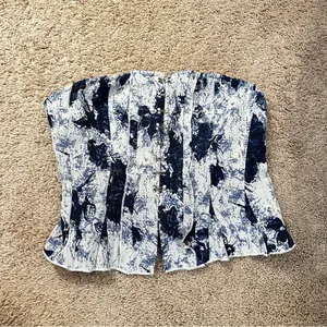 Lulus Poplin Strapless Top thumbnail 3