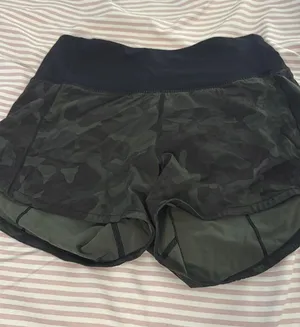 Lululemon Camo Speed Up Shorts  thumbnail 1