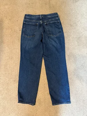 Old Navy Dark Was High Rise OG Loose Jeans Size 12 thumbnail 3