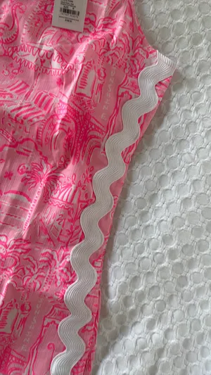 NWT Lilly Pulitzer Palmita Tunic top thumbnail 2