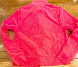 Juicy Couture Y2K French Terry Track mock neck Jacket with iconic Juicy Crown L thumbnail 10